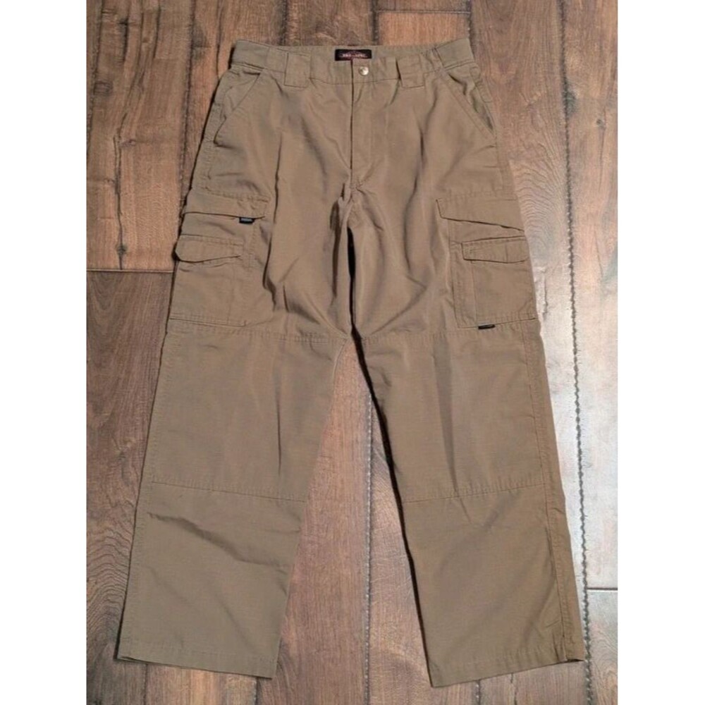 Tru-Spec Double Knee Tactical Ripstop Cargo Pants NRA Men's Size 32x30 Brown